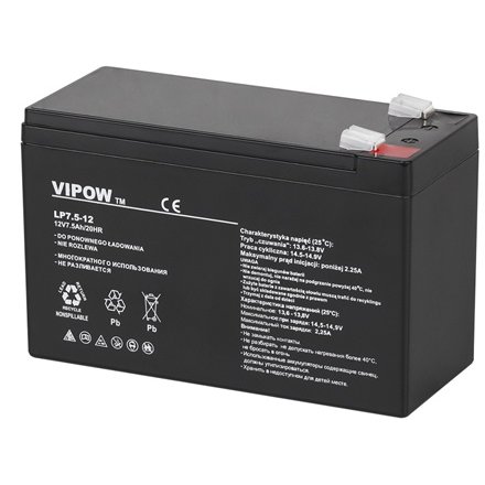 Oferte la Acumulator Stationar Agm Vrla 12v 7.5ah Vipow BAT0214