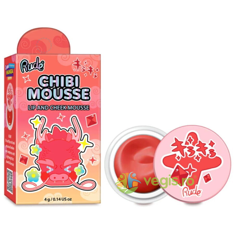 Oferte la Blush si Balsam de Buze 2 in 1 Tip Mousse Chibi Mousse Nuanta Toasty 4g