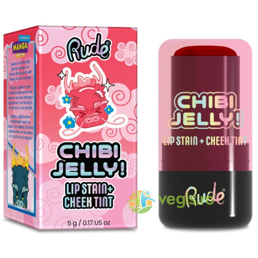 Oferte la Lip Stain + Cheek Tint Chibi Jelly! 2 in 1 Nuanta Sakura 5g