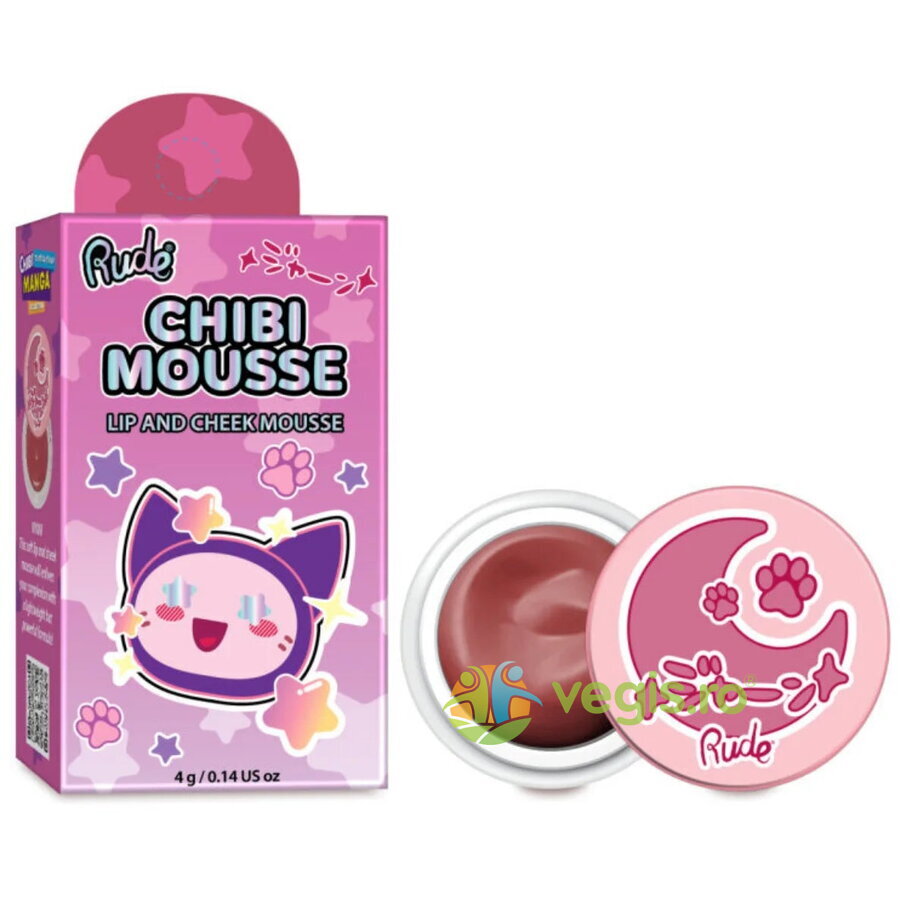 Oferte la Blush si Balsam de Buze 2 in 1 Tip Mousse Chibi Mousse Nuanta Tada! 4g
