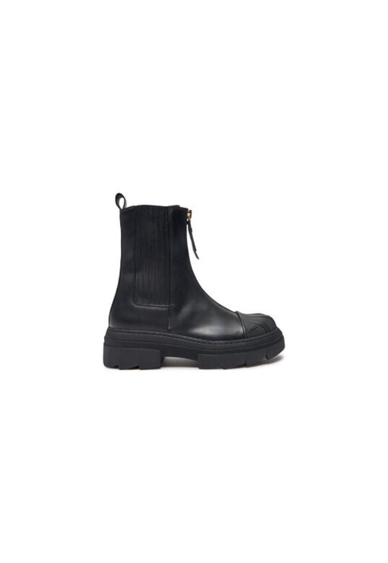 Oferte la Ghete dama  304506475 - Piele naturala - Negru - Negru