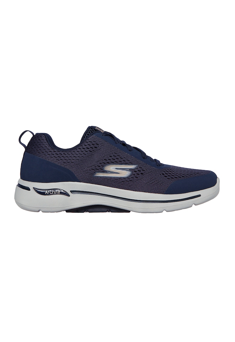 Oferte la Pantofi sport low-top de plasa GOwalk Arch Fit-Idyllic - Auriu/Bleumarin