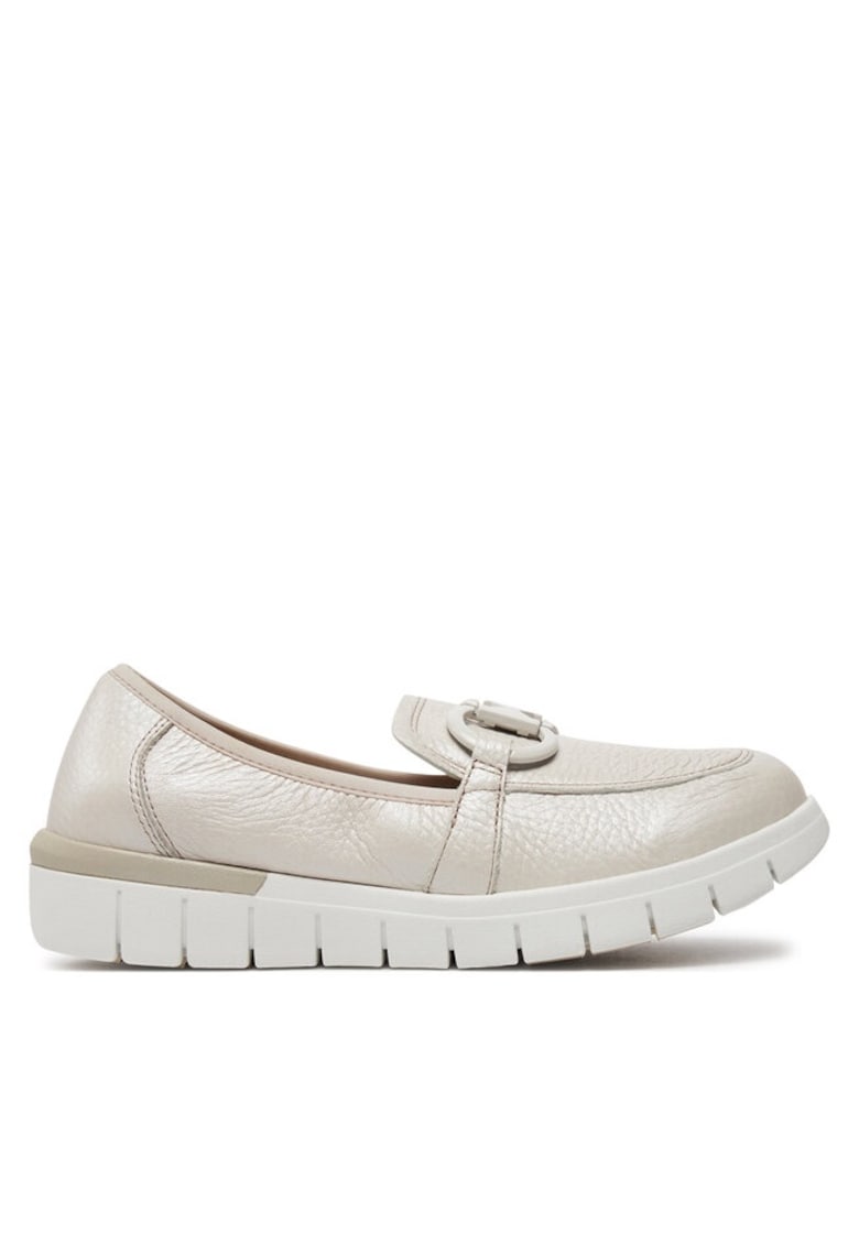 Oferte la Pantofi sport dama  303663346 - Piele naturala - Ecru - Ecru