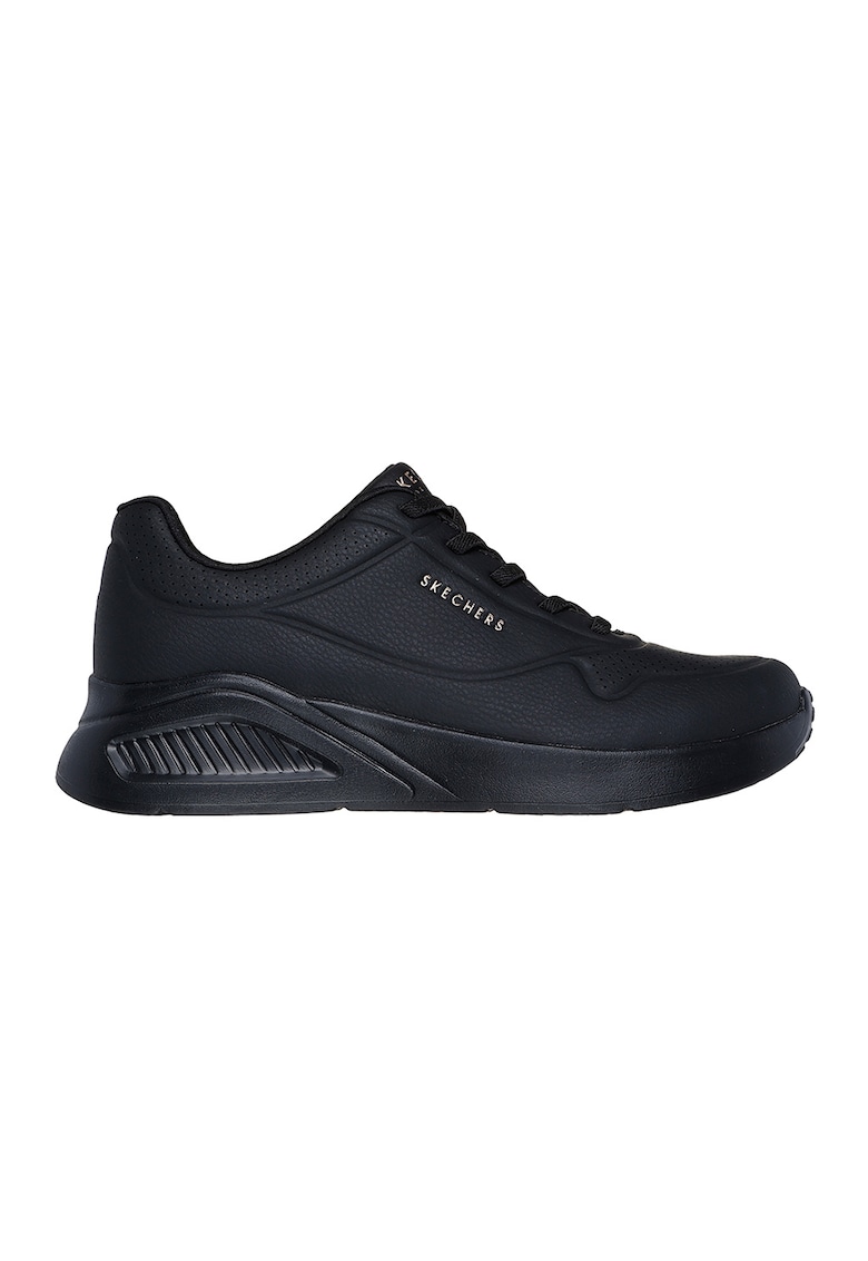Oferte la Pantofi sport de piele ecologica Uno Lite - Negru