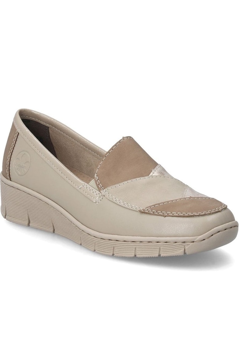 Oferte la Mocasini dama  din piele naturala bej - Bej