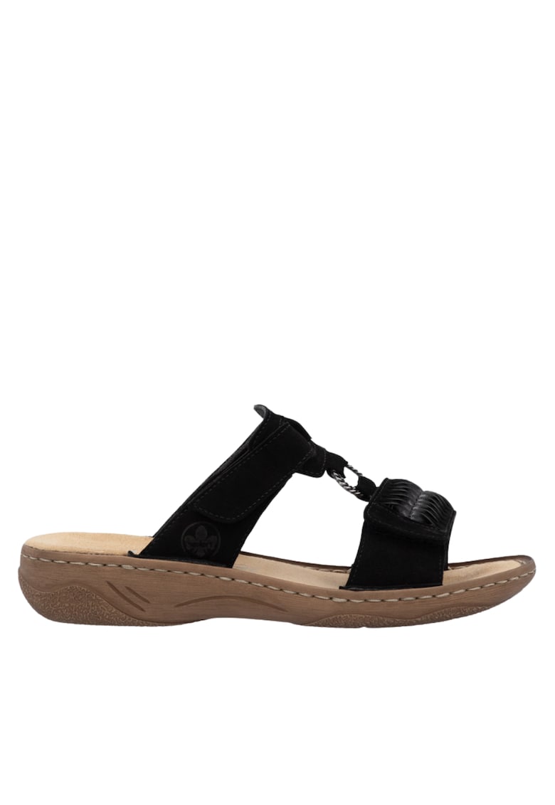 Oferte la Papuci casual - dama -  ANTISTRESS - V2839-00 negru - piele ecologica