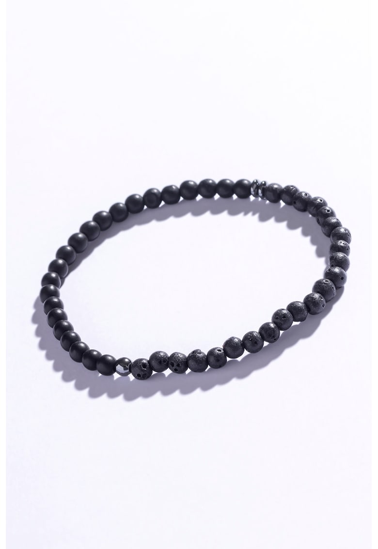 Oferte la Bratare cu pietre lava - Negru