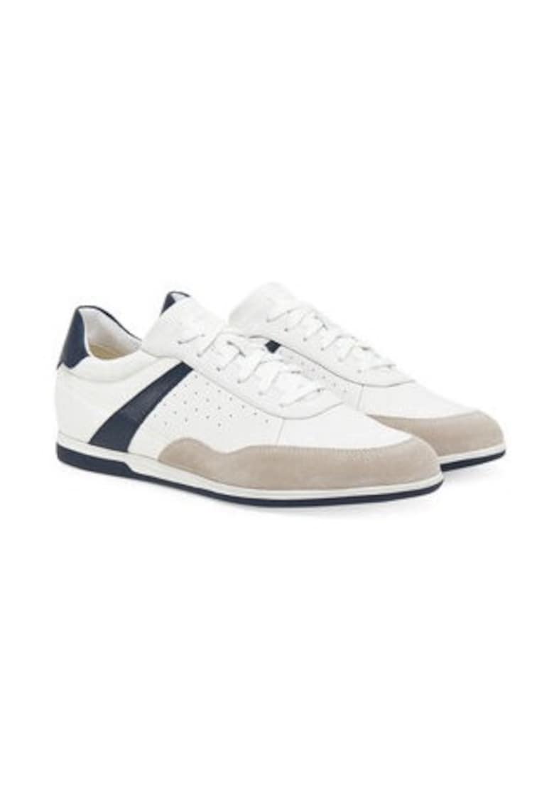 Oferte la Pantofi sport barbati  304628627 - Piele naturala - Alb - Alb
