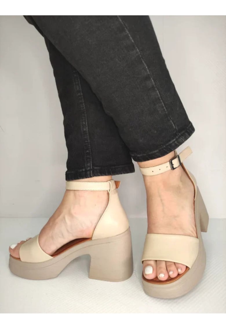 Oferte la Sandale Casual Dama  018 10905 Bej - Bej - Bej