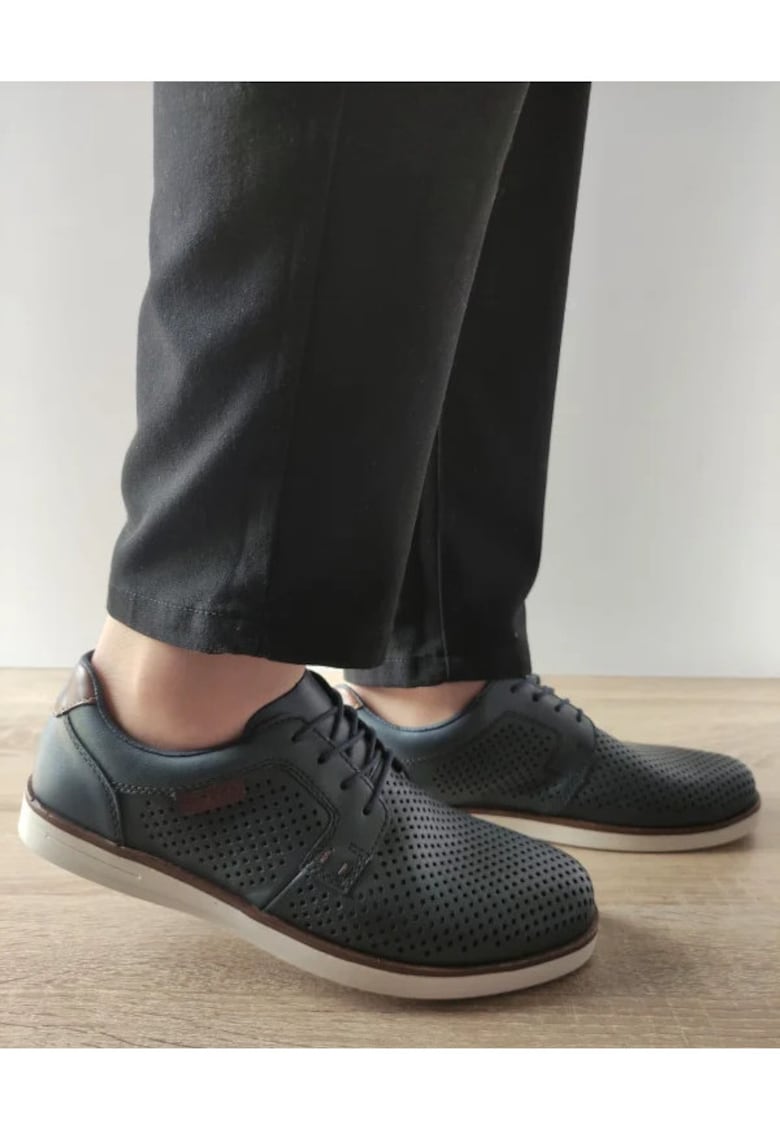 Oferte la Pantofi Casual Perforati Barbati  B2306-14 Bleumarin - Albastru - Albastru