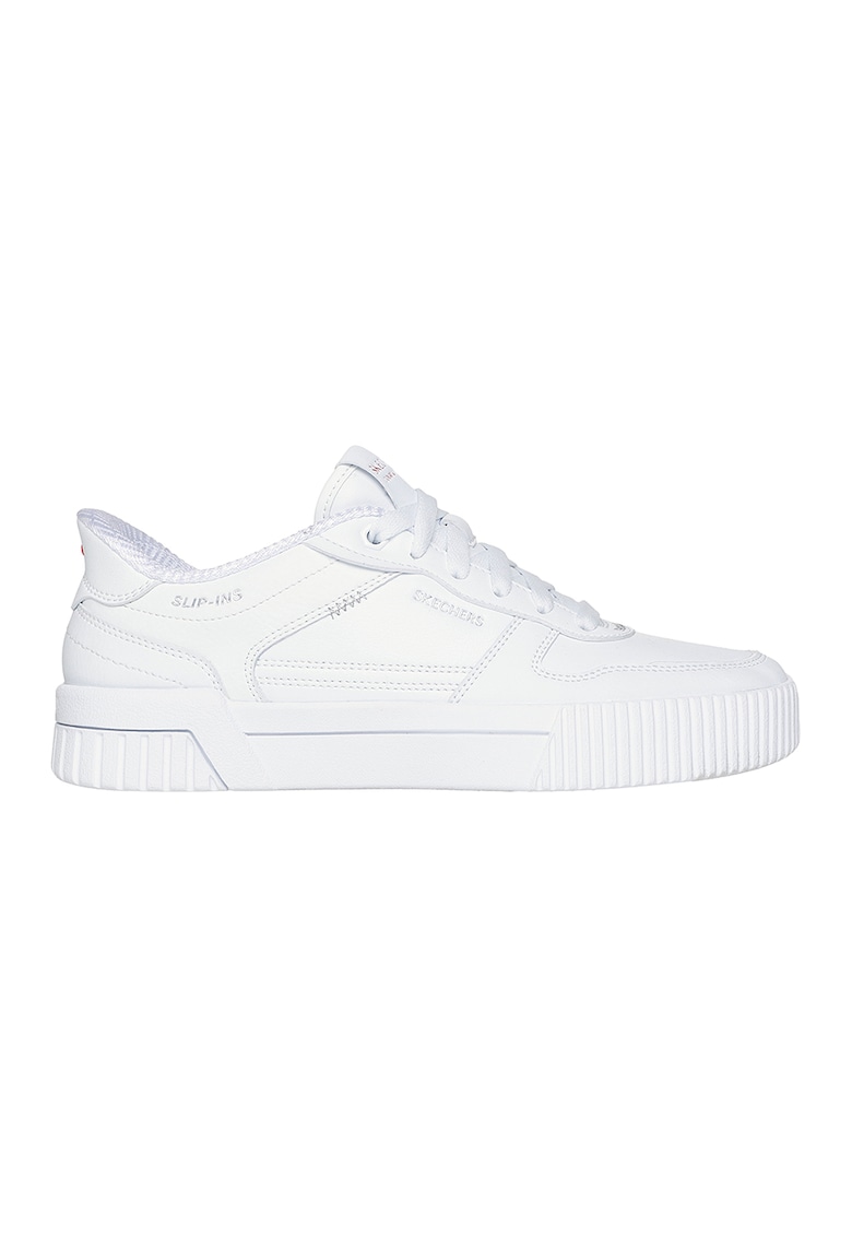 Oferte la Pantofi sport din piele ecologica Jade Slip Ins - Alb