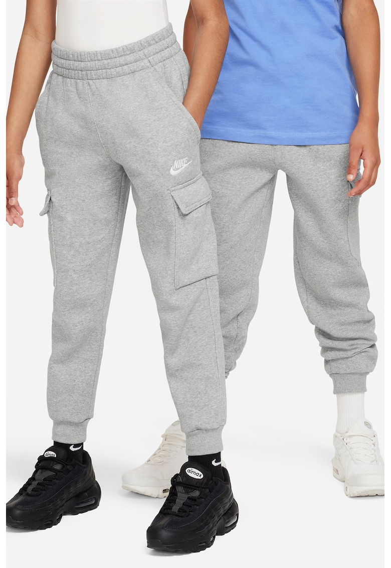 Oferte la Pantaloni de trening cargo Sportswear Club - Gri melange