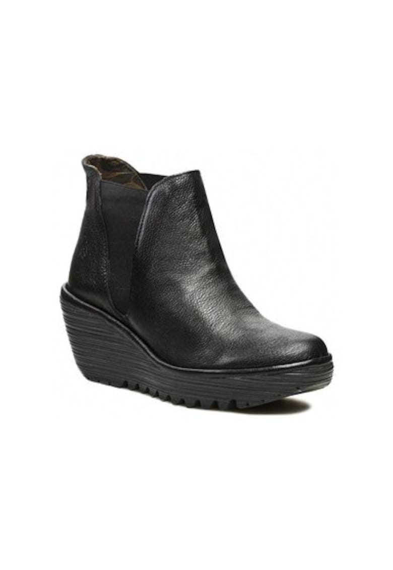 Oferte la Botine dama  YOSS - Piele naturala - 38 EU - Negru