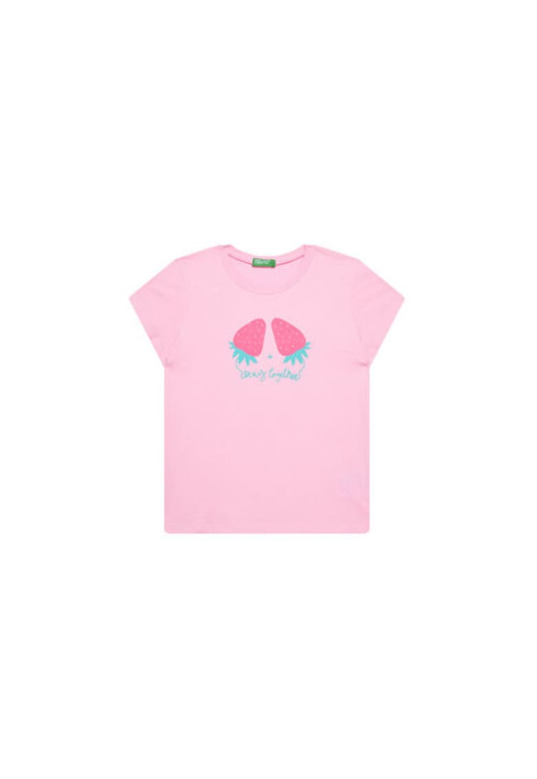 Oferte la Tricou pentru fete  3JERG10J3 - Bumbac - Roz - Roz