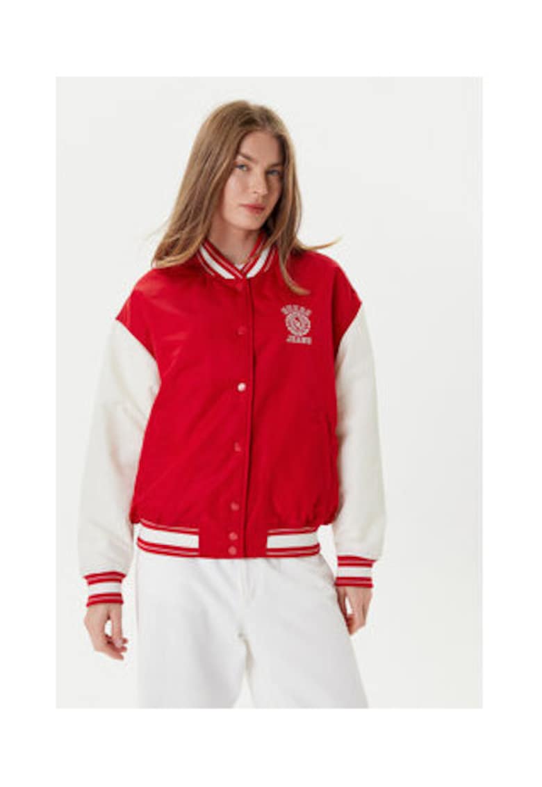 Oferte la Jacheta varsity cu design colorblock