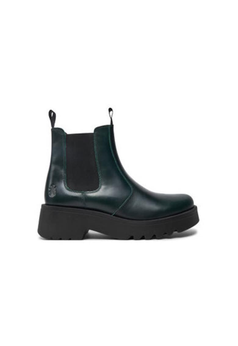 Oferte la Botine dama  MEDI789FLY - Piele naturala - Verde - Verde