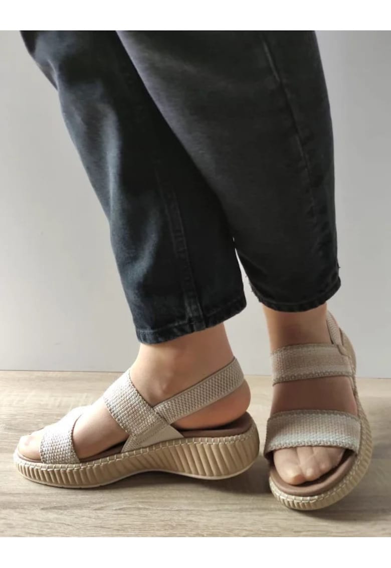 Oferte la Sandale Casual Dama Jana 28760-44 Bej - Bej - Bej