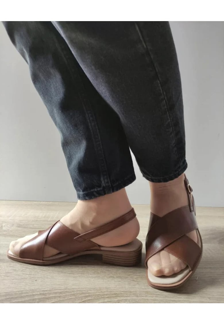 Oferte la Sandale Casual Dama  28203-44 Maro Coniac - Maro - Maro