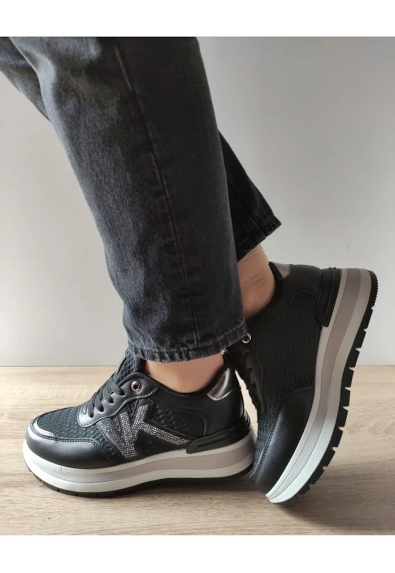 Oferte la Pantofi Casual Dama  Nd10510-1 Negri - Negru - Negru