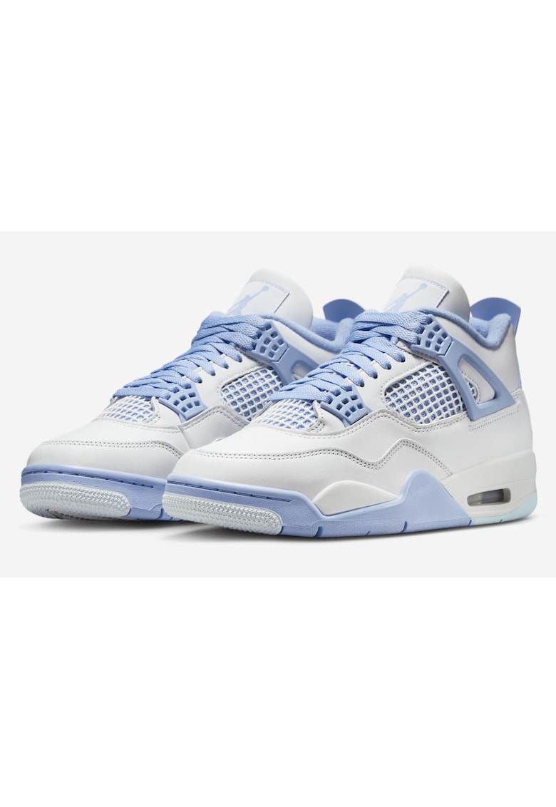 Oferte la Pantofi sport unisex - Jordan 4 Retro Forget Me Not - alb - albastru deschis - Alb