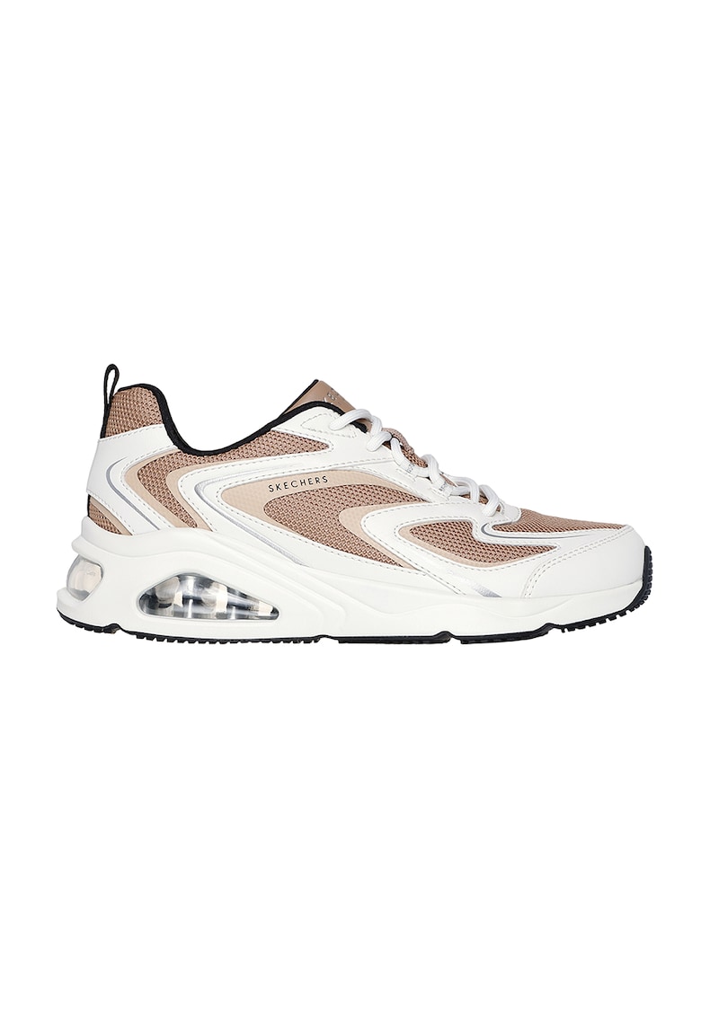 Oferte la Pantofi sport wedge cu segmente din material sintetic Tres-Air-Uno - Alb/Maro deschis
