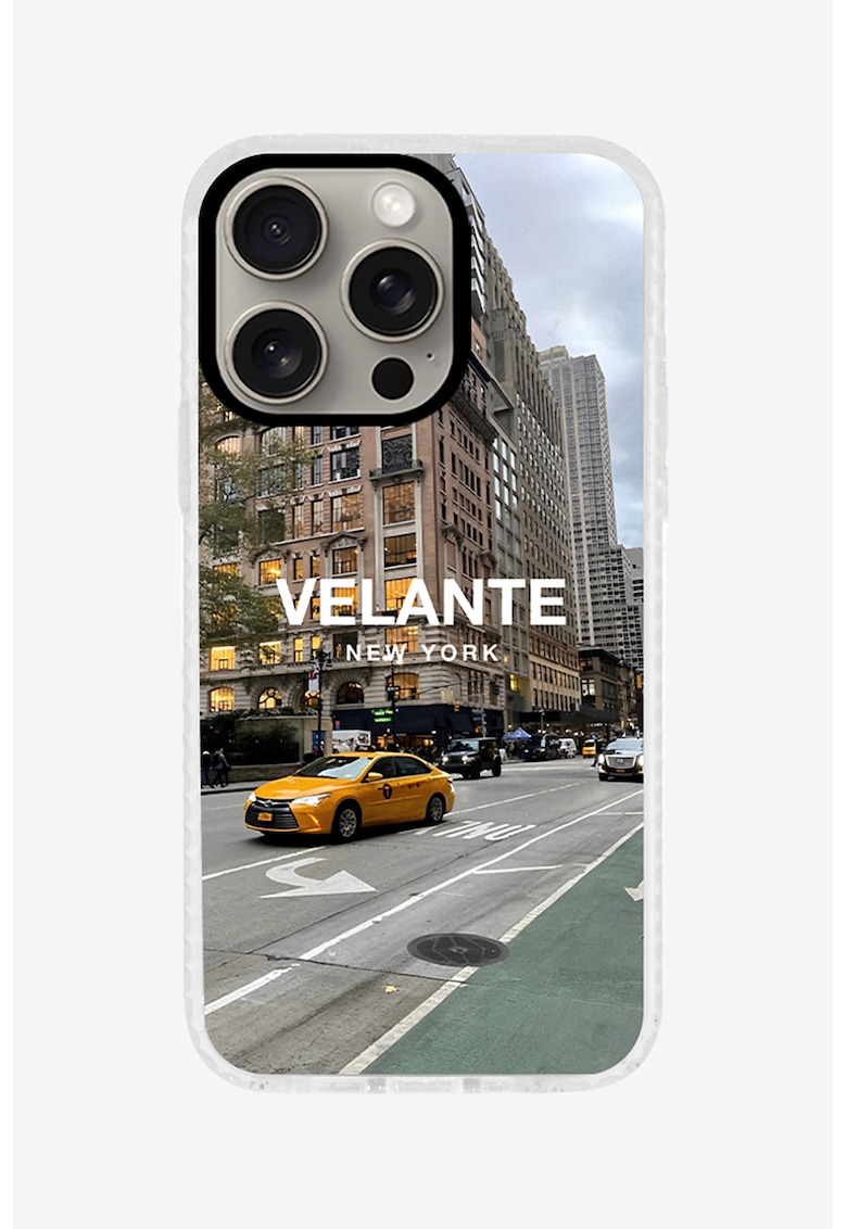 Oferte la Husa unisex pentru telefon iPhone 15 Pro Max - Maro/Galben sofran