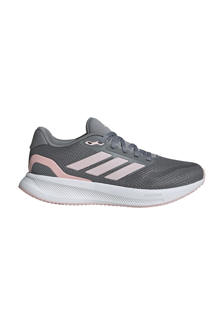 Oferte la Pantofi Runfalcon 5 de plasa cu garnituri sintetice pentru alergare - Gri/Roz pal