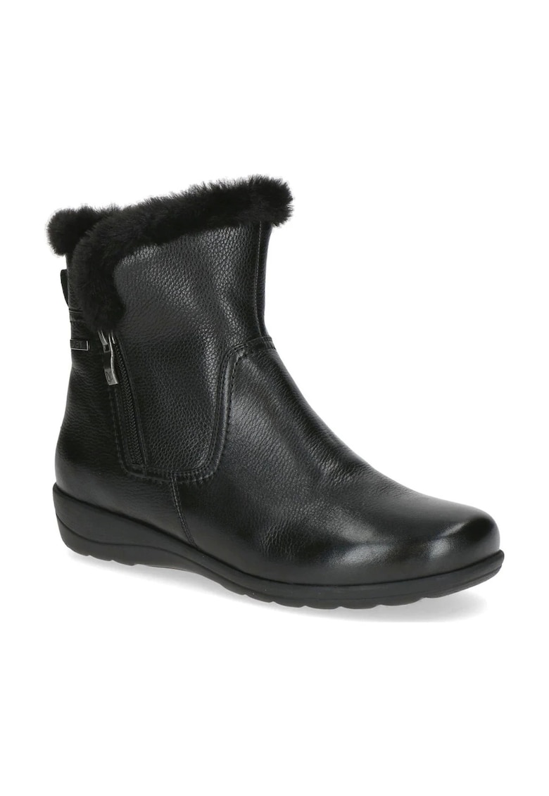 Oferte la Ghete dama -  casual - textil/piele naturala - negru