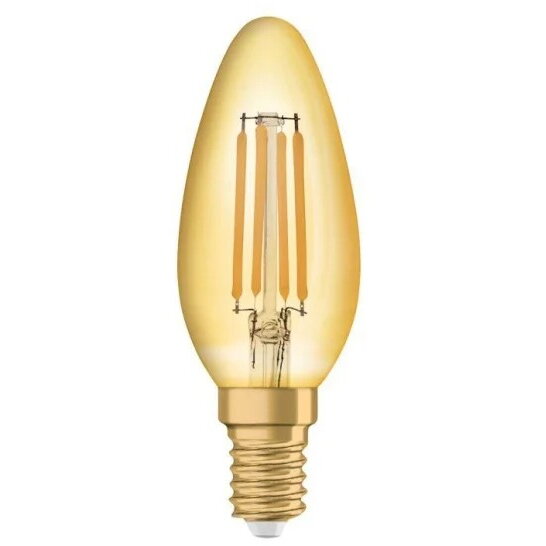 Oferte la Bec Led 000004099854091476 Vintage 1906 Clasa B E14 35W 410lm Lumina Calda cu Filament Transparent