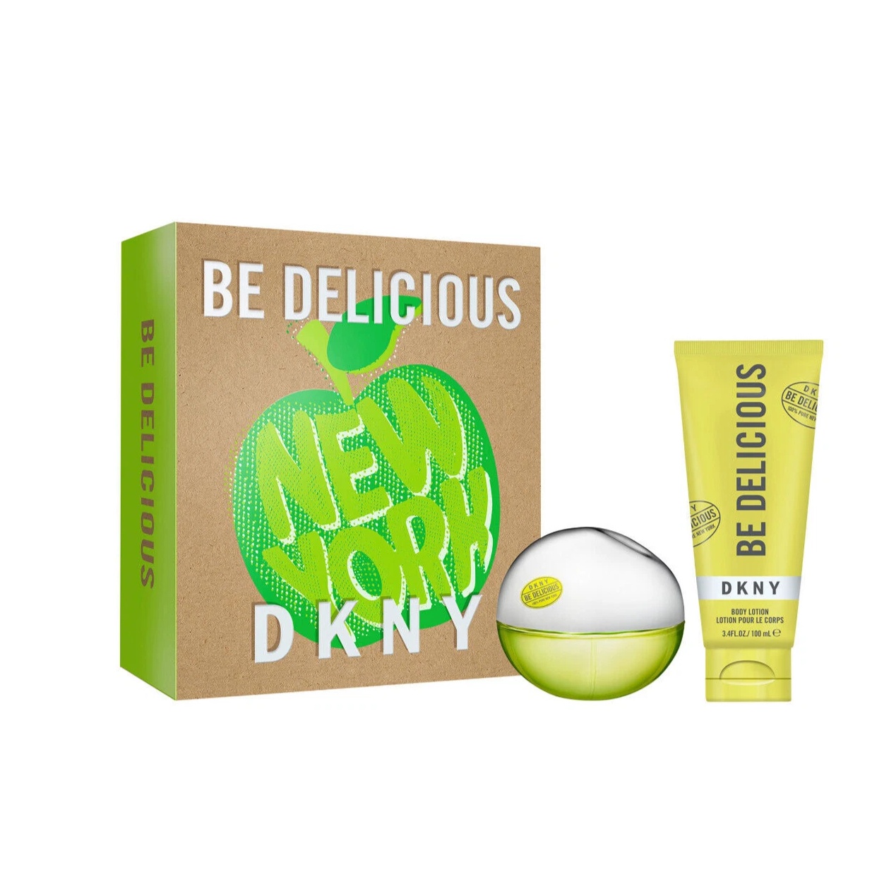 Oferte la Set cadou DKNY Be Delicious: Apa de parfum 30 ml + Lotiune de Corp, 100 ml