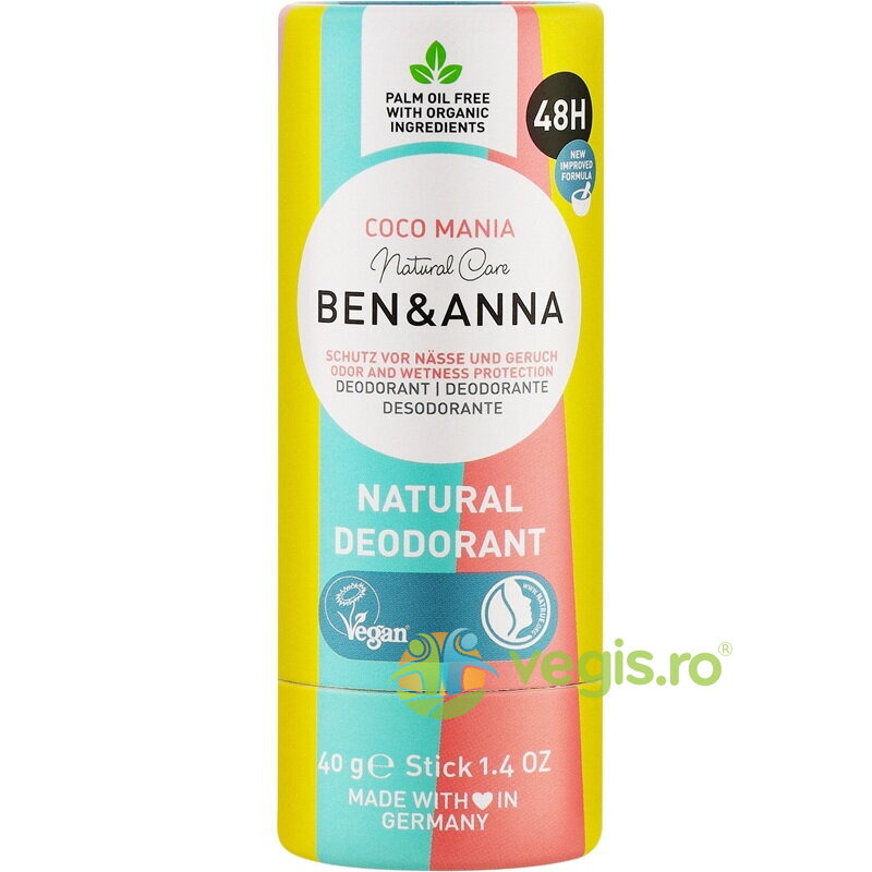 Oferte la Deodorant Natural Stick Coco Mania 40g