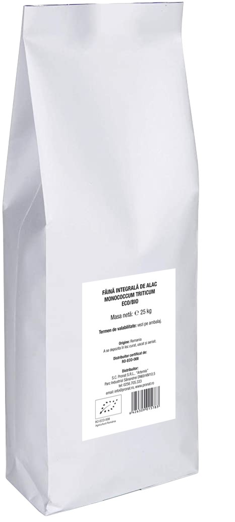 Oferte la Faina integrala de alac bio monococcum triticum, 25kg einkorn Pronat