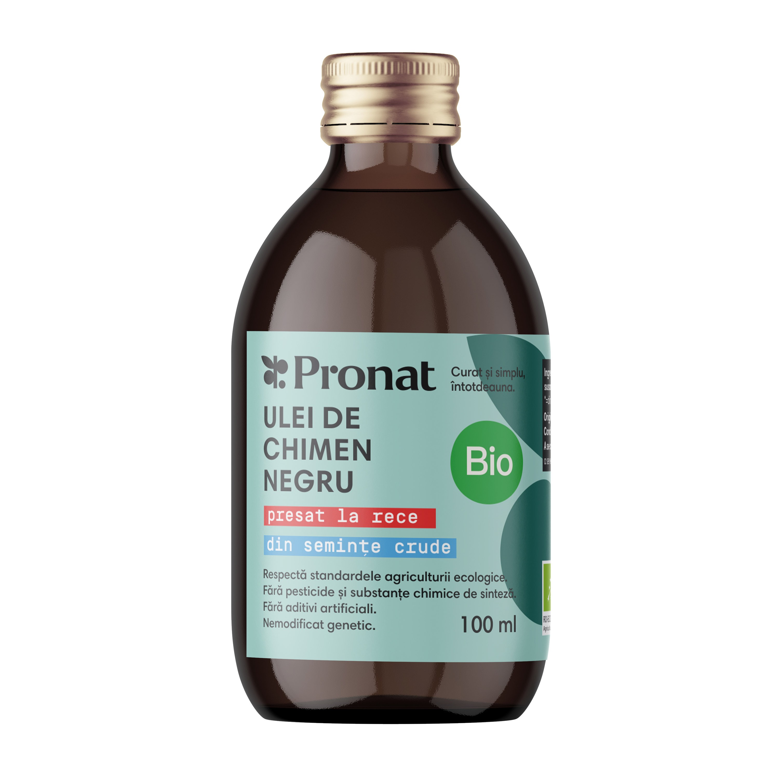 Oferte la Ulei bio de chimen negru presat la rece, 100ml Pronat