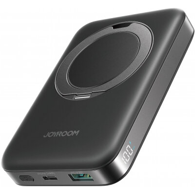 Oferte la Baterie Externa Wireless JR-PBM12 10000mAh 22.5W QC + PD + FQI 1 x QI - 1 x USB-A - 1 x USB-C Negru