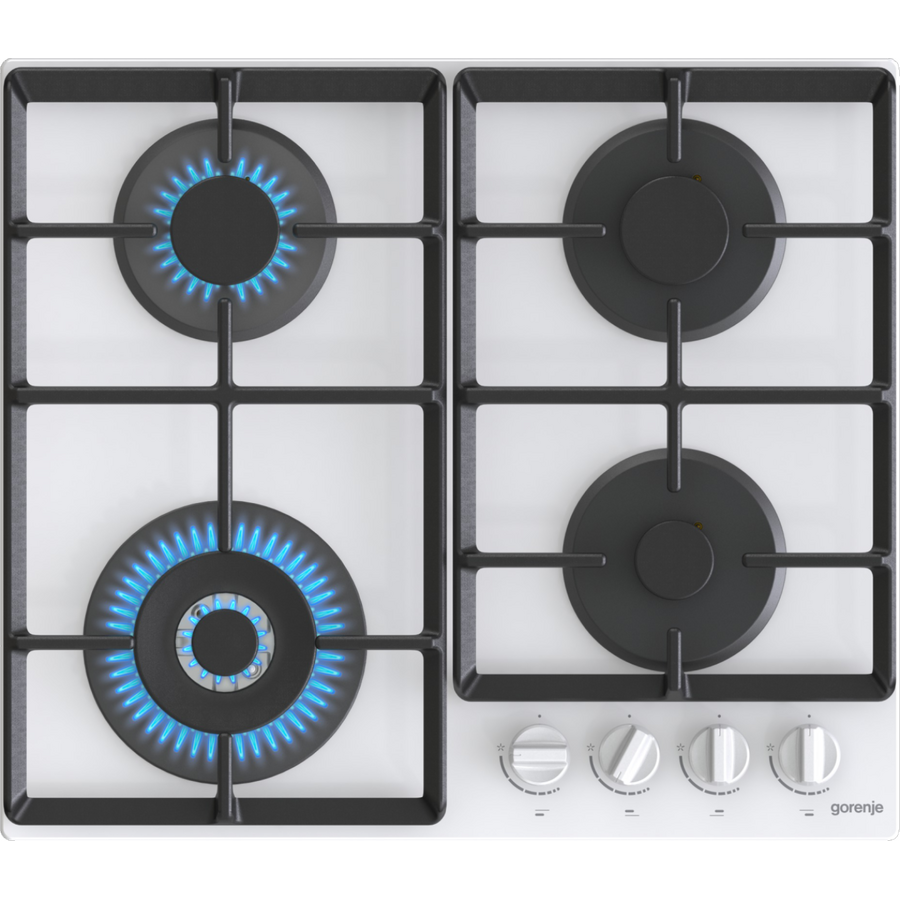 Oferte la Plita Incorporabila GTW641EW Gaz 4 Arzatoare Wok Alb