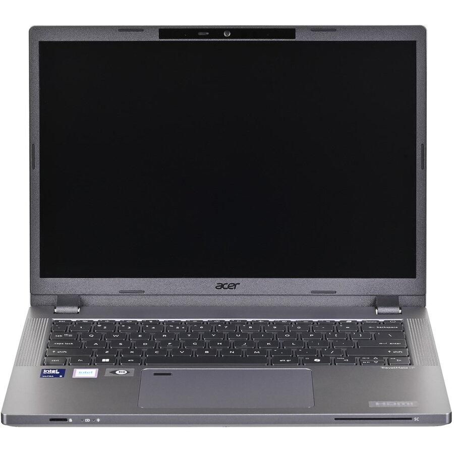 Oferte la Laptop TravelMate P2 TMP214-75-G3-TCO Ultra 5 125H 14inch IPS 16GB DDR5 SSD 512GB Intel Arc Graphics  Windows 11 Pro Steel Gray