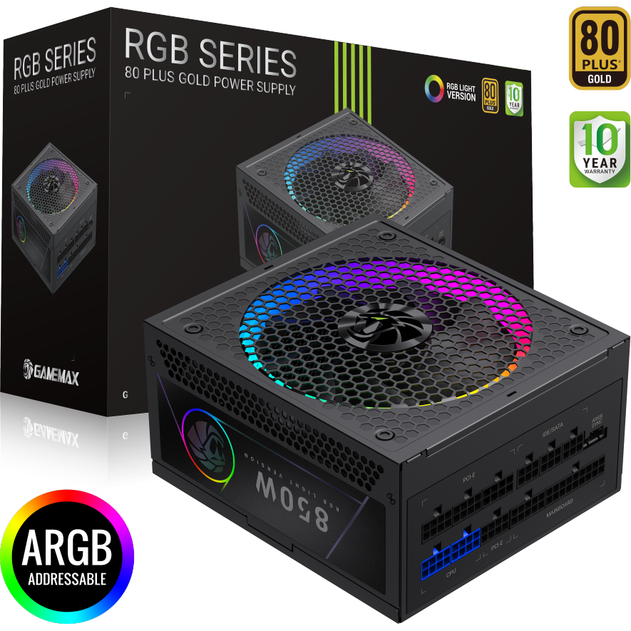 Oferte la Sursa RGB 850G 850W Gold Full Modular Negru