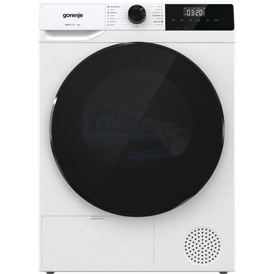 Oferte la Uscator de Rufe cu Pompa de Caldura DHNA93 Capacitate 9KG  15 Programe Clasa C Alb