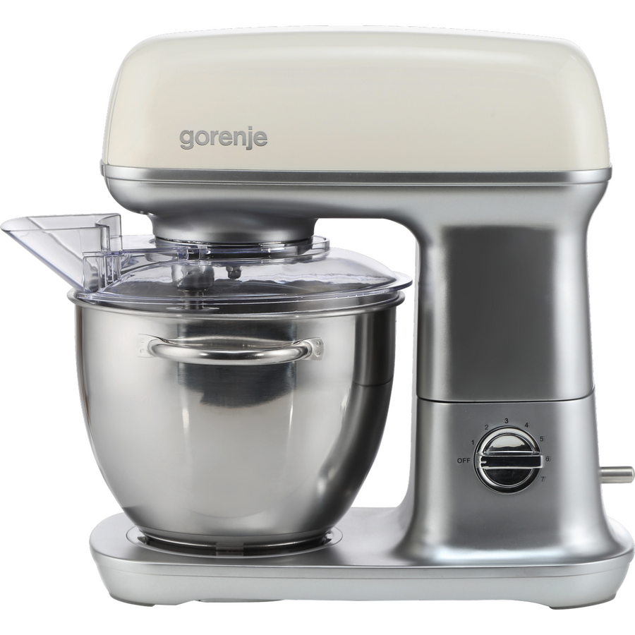 Oferte la Robot de Bucatarie Retro Collection MMC1000RL Bol 4.5L 7 Trepte de Viteza 1000W Argintiu/Crem