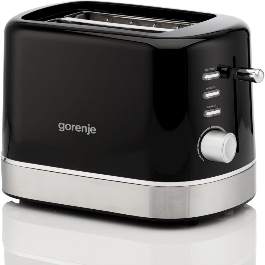 Oferte la Prajitor de Paine T800DB 2 Felii 7 Niveluri de Rumenire 800W Negru/Argintiu