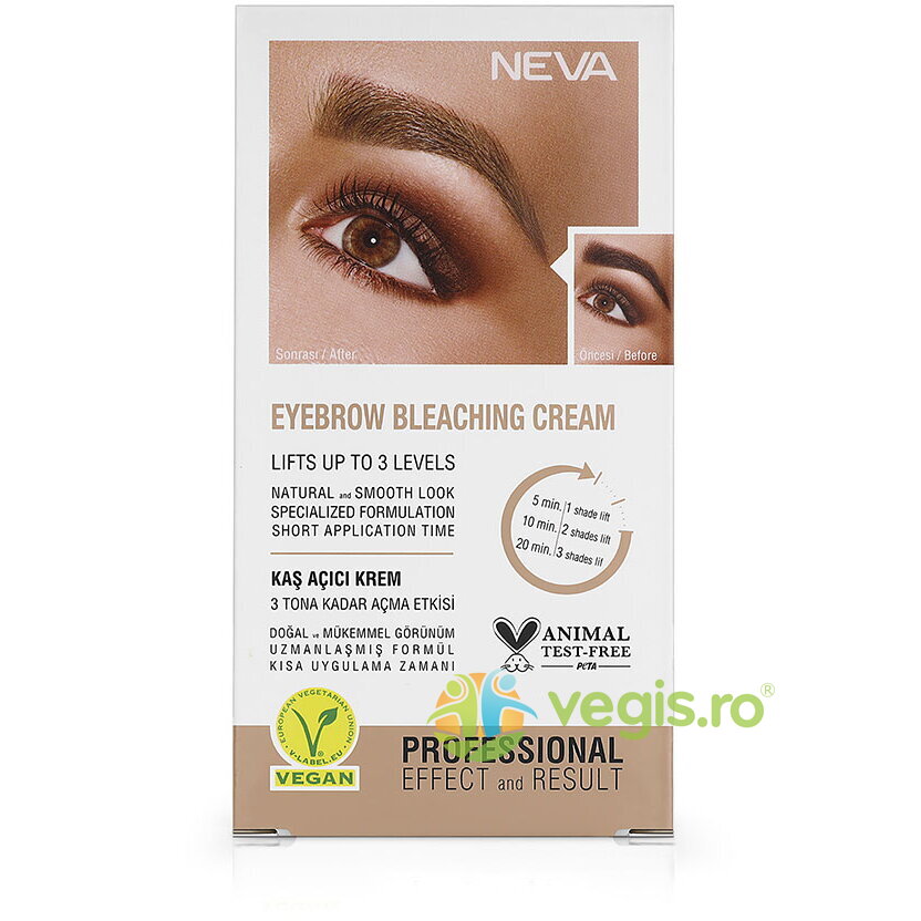 Oferte la Crema pentru Decolorarea Sprancenelor Vegana si fara Aluminiu 15ml
