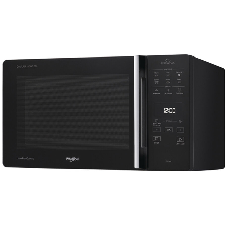 Oferte la Cuptor cu microunde Whirlpool MCP 349 BL, Functie grill, 25 l, 800 W, Negru