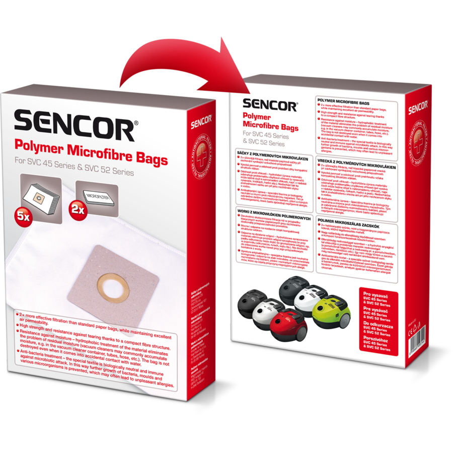 Oferte la Micro fiber bags for Vacuum Cleaners Sencor SVC 45/52