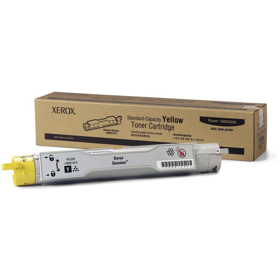Oferte la CARTUS TONER YELLOW 106R01075 4K SN ORIGINAL XEROX PHASER 6300