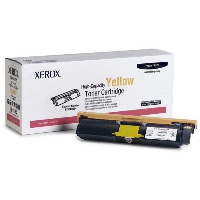 Oferte la CARTUS TONER YELLOW 113R00694 4,5K SN ORIGINAL XEROX PHASER 6120