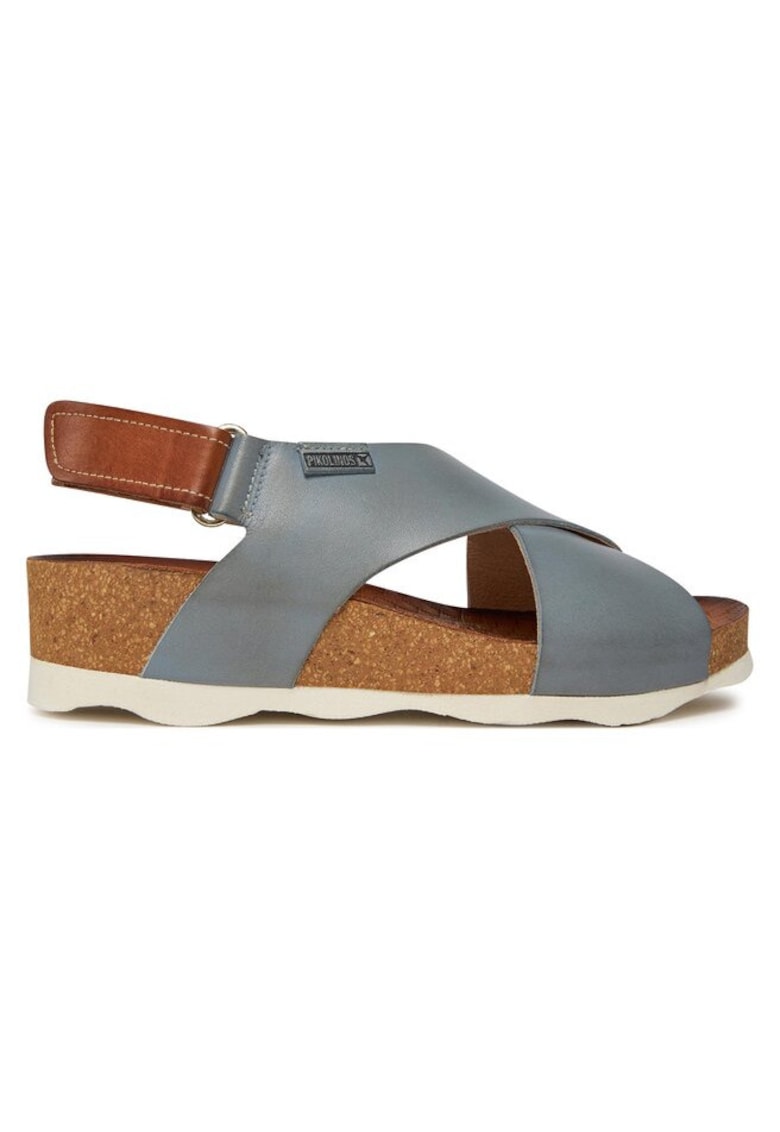 Oferte la Sandale dama -  Piele naturala - Albastru - Albastru