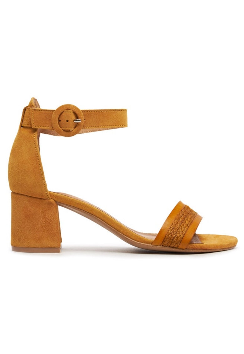 Oferte la Sandale dama - 47302 -  Piele naturala - Galben