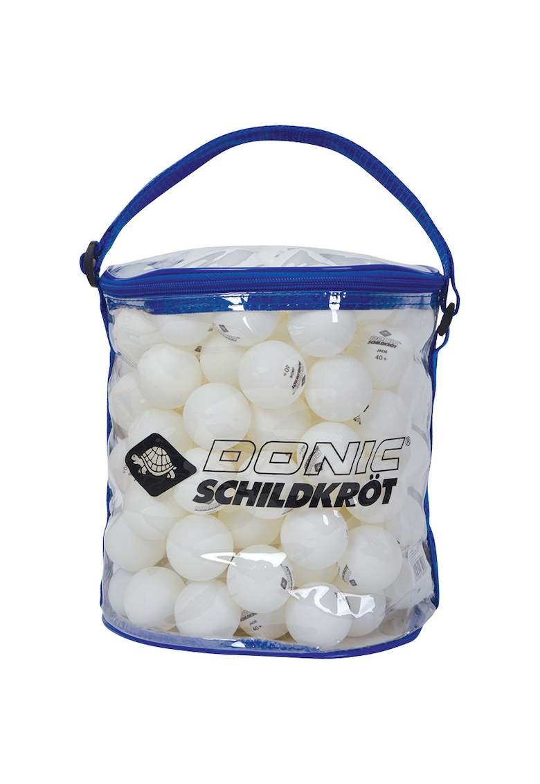 Oferte la Set 144 mingii tenis de masa Donic Schildkrot Jade 40+ in geanta transport
