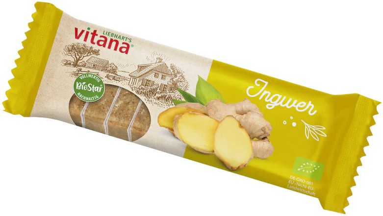 Oferte la Baton bio cu ghimbir, 60g Vitana