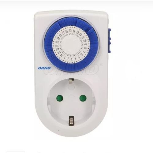 Oferte la Priza Programabila OR-PRE-427(GS) 230V 16A 24H Alb/Albastru